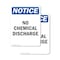 Signmission No Chemical Discharge, 7 in W x Rectangle, Plastic OS-2PACK-NS-P-710-V-14447 - alternate 1